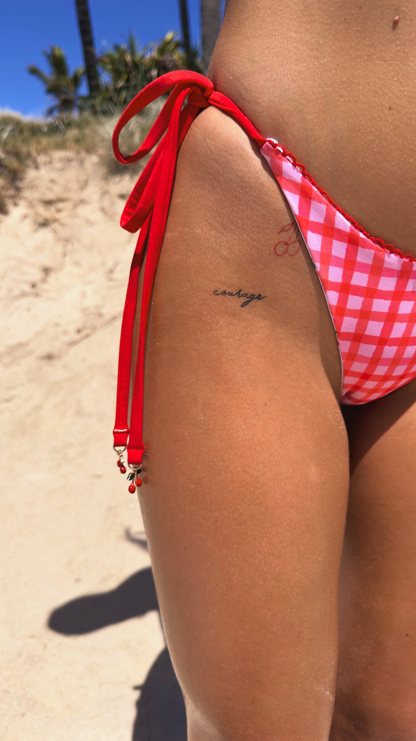 CHERRY COLA TIE SIDE BOTTOMS